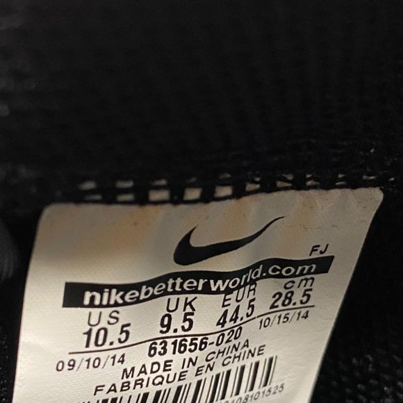 NIB Nike Men's Match Supreme Black 10.5 D #3 - Picture 5 of 7